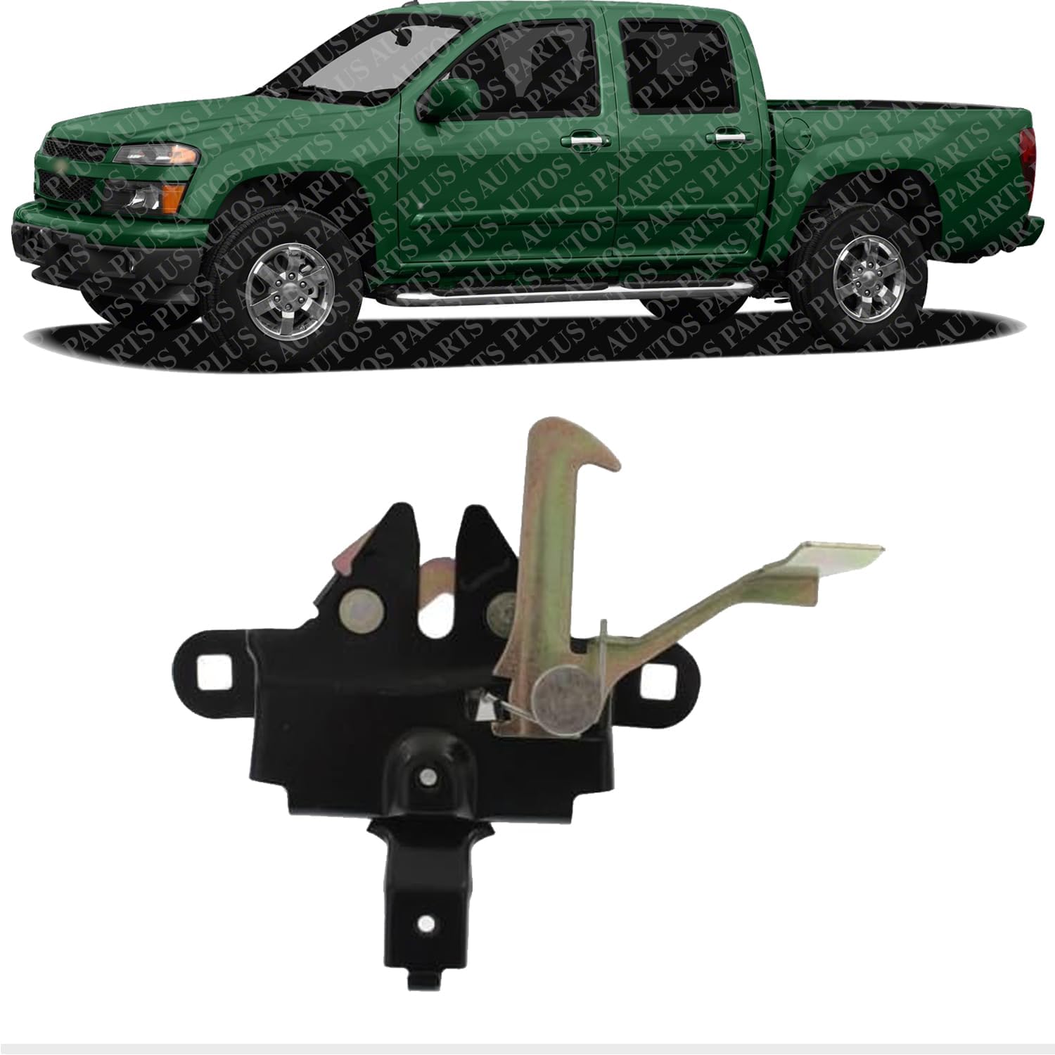 Front Hood Latch Steel Direct Replacement Compatible With 2004-2012 Chevrolet Colorado/GMC Canyon GM1234109 15870145