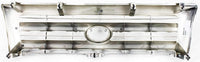 Front Grille Chrome Shell/Painted Dark Argent Insert Direct Replacement Compatible With 1998-2000 Toyota Tacoma TO1200213 5310004100