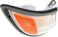 Set Of 2 Front Corner Light Assembly With Primed Trim Right Passenger & Left Driver Side Direct Replacement Compatible With 1995-1996 Toyota Tacoma TO2521141 TO2520141 8161004010
