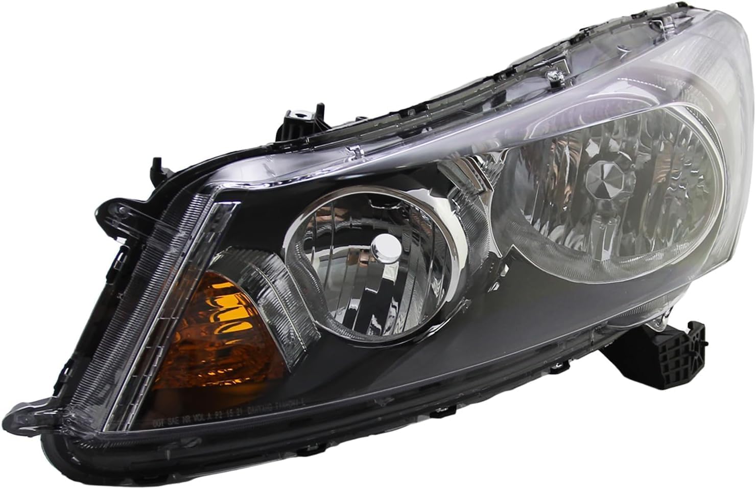 Set Of 2 Front Head Light Assembly Halogen Right Passenger & Left Driver Side Direct Replacement Compatible With 2008-2012 Honda Accord HO2502130 HO2503130 33150TA0A01 33100TA0A01