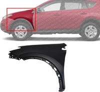 ont Fender Primed Steel Left Driver Side Direct Replacement Compatible With 2013-2018 Toyota RAV4 TO1240244 TO1240245 538020R050 5380242200
