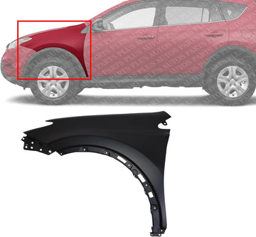 ont Fender Primed Steel Left Driver Side Direct Replacement Compatible With 2013-2018 Toyota RAV4 TO1240244 TO1240245 538020R050 5380242200