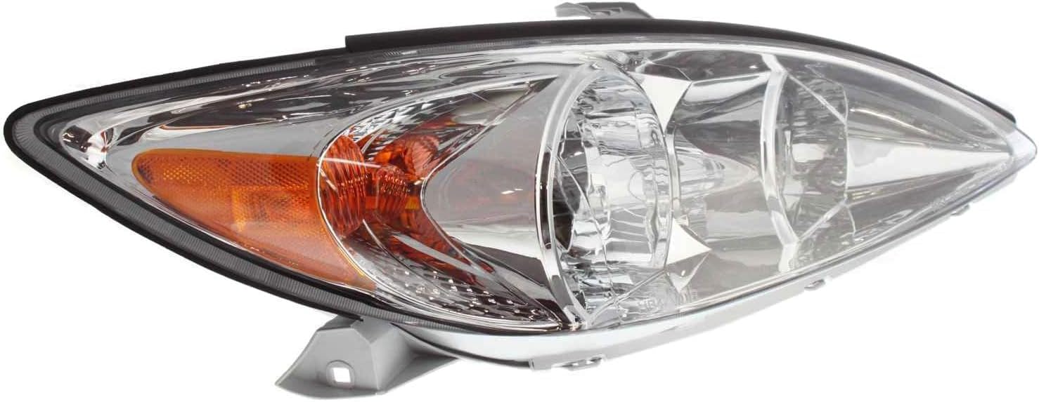 Set Of 2 Front Head Light Assembly Left Driver & Right Passenger Side Direct Replacement Compatible With 2002-2004 Toyota Camry TO2503137 TO2502137 81110AA060 81150AA060