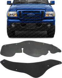 Set of 2 Front Engine Splash Shield Under Cover Right Passenger & Left Driver Side Direct Replacement Compatible with 2007-2011 Ford Ranger FO1250149 FO1251144 8L5Z16103A 7L5Z16102A