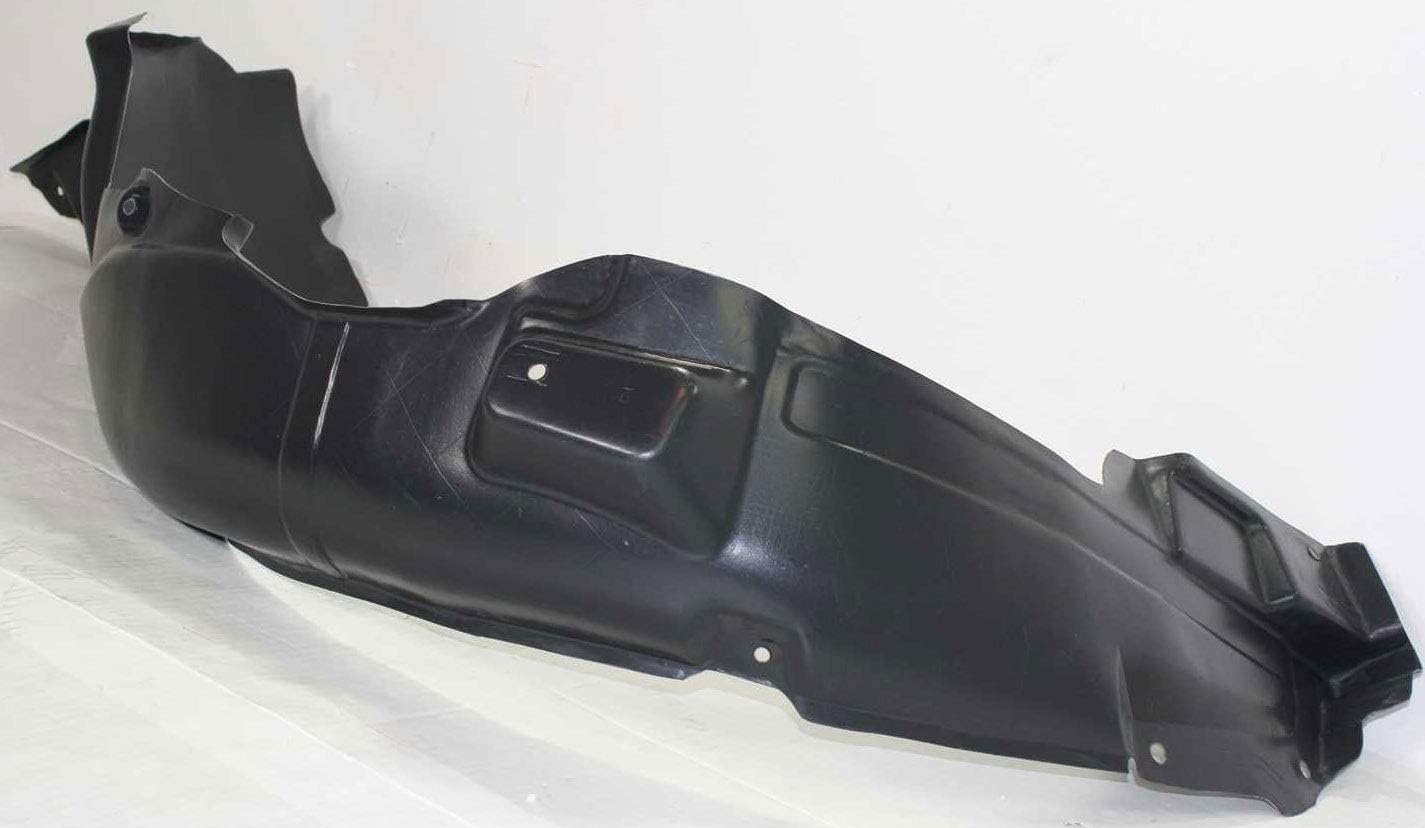 Front Fender Liner Left Driver Side Direct Replacement Compatible With 2007-2010 Hyundai Elantra HY1250112 868112H010
