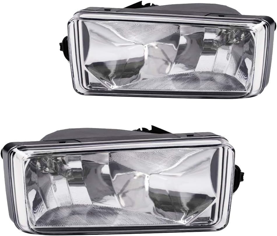 Front Bumper Chrome Steel + Grille + Lower Valance + Extension + End Cap Primed + Fog Light Left & Right Side Direct Replacement Compatible With 2007-2013 Chevrolet Silverado 1500