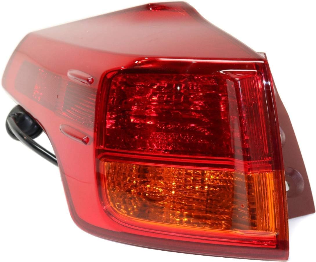 Tail Light Outer Assembly Left Driver Side Direct Replacement Compatible With 2013-2015 Toyota RAV4 TO2804119 815600R030