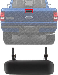 Tailgate Handle Textured Black Plastic Direct Replacement Compatible with 1998-2011 Ford Ranger FO1915109 1L5Z9943400AAA