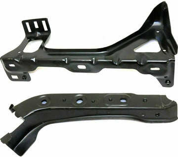 Front Radiator Support Brackets Steel Right Passenger & Left Driver Side Direct Replacement Compatible with 2007-2013 Chevrolet Silverado 1500 / 2007-2014 2500HD 3500HD GM1225317