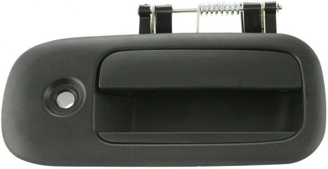Exterior Rear Outside Sliding Door Handle with Key Hole Textured Right Passenger Side Direct Replacement Compatible with 1996-2009 Chevrolet Express/GMC Savana 1500 2500 3500