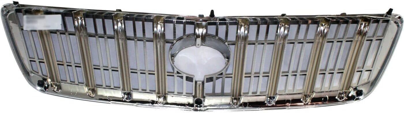 Front Grille Gray Shell and Insert Direct Replacement Compatible With 2000-2003 Lexus RX300 LX1200109 5311148020