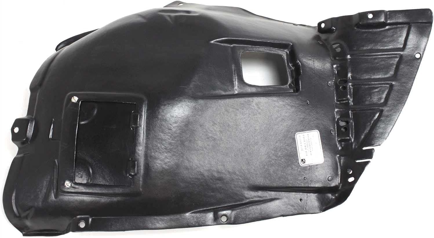 Set of 2 Front Section Fender Liner Left Driver & Right Passenger Side Direct Replacement Compatible with 2006-2012 BMW 3-Series BM1251114 BM1250114 51717059380 51717059379