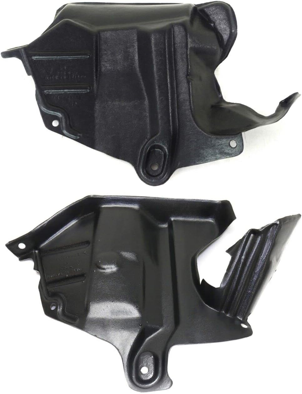 Set of 2 Rear Engine Splash Shield Under Cover Left Driver & Right Passenger Side Direct Replacement Compatible with 2004-2009 Mazda 3/2006-2010 Mazda 5 MA1228101 MA1228102