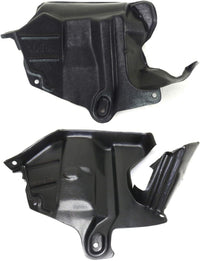 Set of 2 Rear Engine Splash Shield Under Cover Left Driver & Right Passenger Side Direct Replacement Compatible with 2004-2009 Mazda 3/2006-2010 Mazda 5 MA1228101 MA1228102