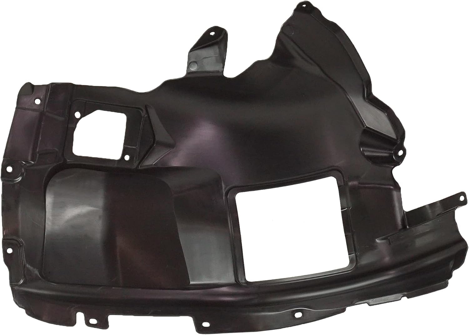 Front Fender Liner Middle Section Right Passenger Side Direct Replacement Compatible With 2018-2023 BMW X3 / 2019-2024 X4 BM1249159 51717445682