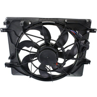 Front Radiator Single Fan Assembly Direct Replacement Compatible with 2013-2016 Hyundai Genesis Coupe HY3115148 253802M280