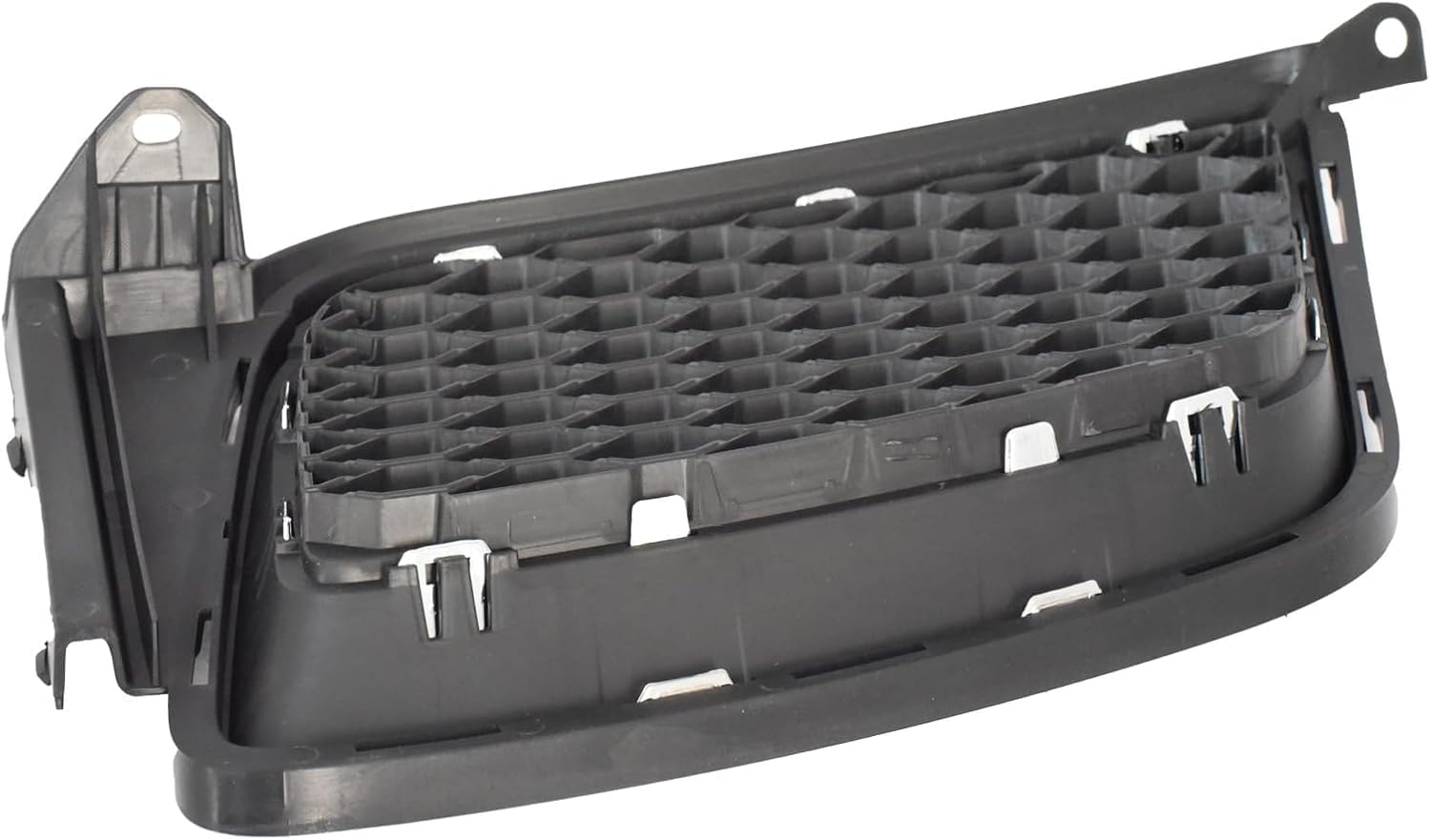 Front Bumper Cover Primed Plastic + Upper & Lower Grille Replacement Compatible With 2009-2010 Pontiac Vibe