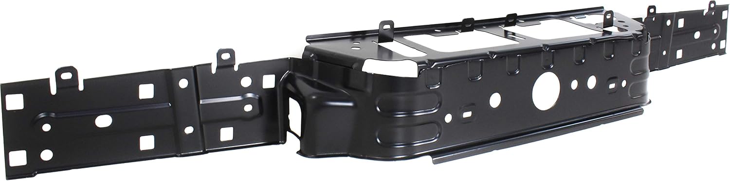 Rear Bumper Face Bar Powdercoated Black Steel With Pad Provision Without Mounting Bracket Direct Replacement Compatible With 2016-2023 Toyota Tacoma TO1102249 5215904030