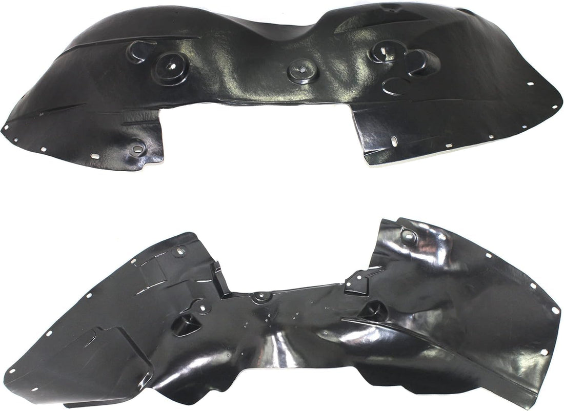 Set of 2 Front Fender Liner Left Driver & Right Passenger Side Direct Replacement Compatible with 2007-2014 GMC Yukon/XL / 2007-2013 Cadillac Escalade GM1248305 GM1248179 22860086