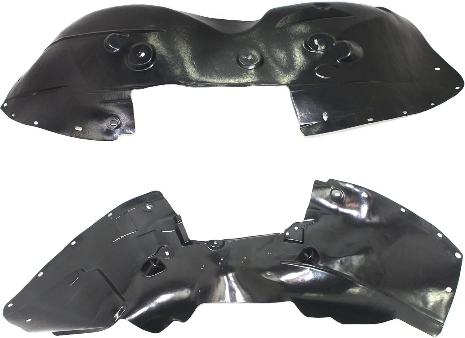 Set of 2 Front Fender Liner Left Driver & Right Passenger Side Direct Replacement Compatible with 2007-2014 GMC Yukon/XL / 2007-2013 Cadillac Escalade GM1248305 GM1248179 22860086