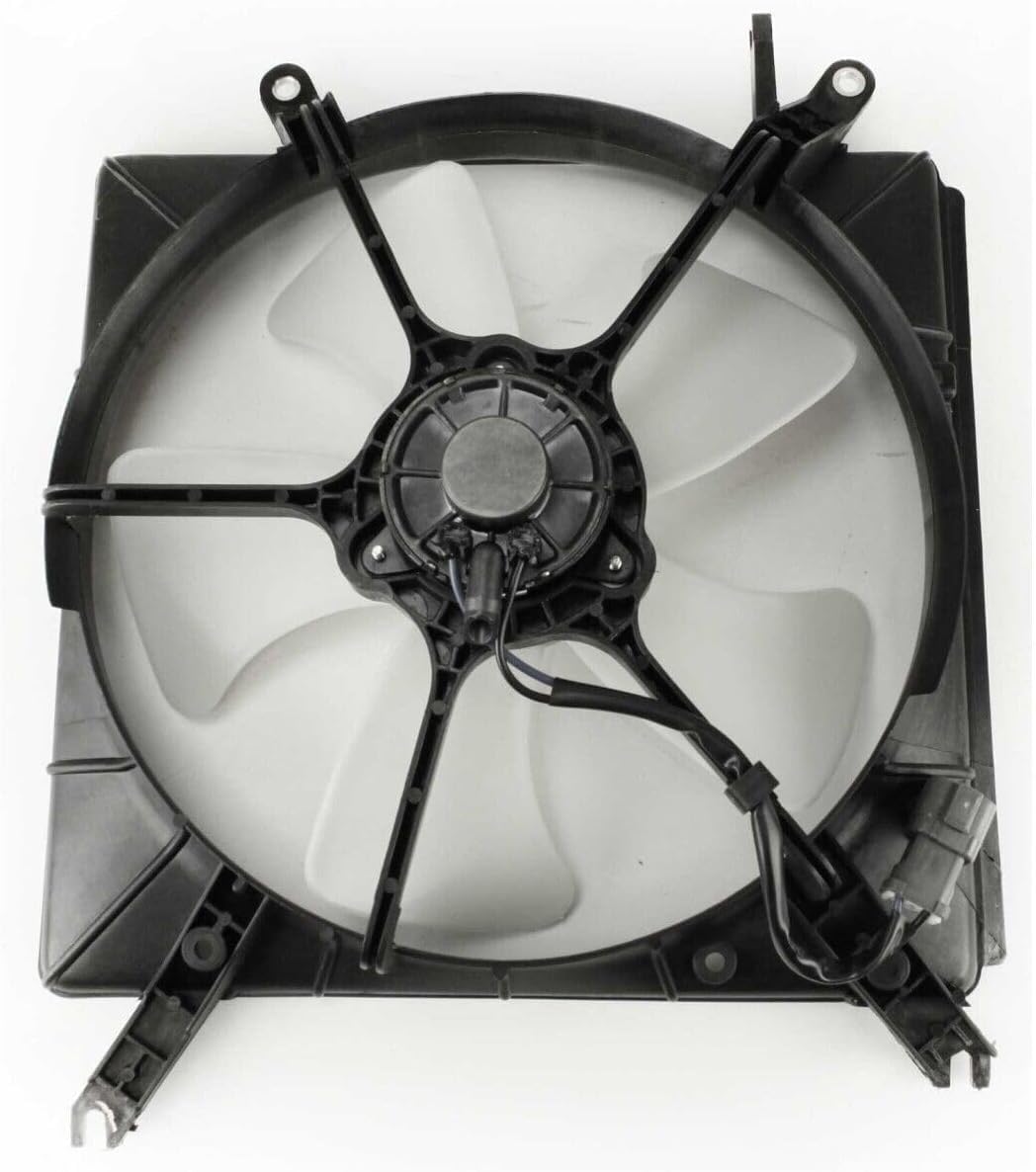 Front Radiator Fan Shroud Assembly Direct Replacement Compatible with 1990-1993 Honda Accord HO3115105 19015PT1003