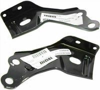 Front Bumper Primed Steel + Bracket Set Of 2 Right Passenger & Left Driver Side Direct Replacement Compatible With Toyota Tacoma 2001-2004 TO1002176 TO1066134 TO1067134 52101AD900