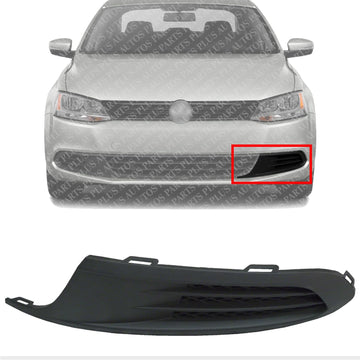 Front Fog Light Cover Left Driver Side Direct Replacement Compatible With 2011-2014 Volkswagen Jetta VW1038119 5C68536659B9