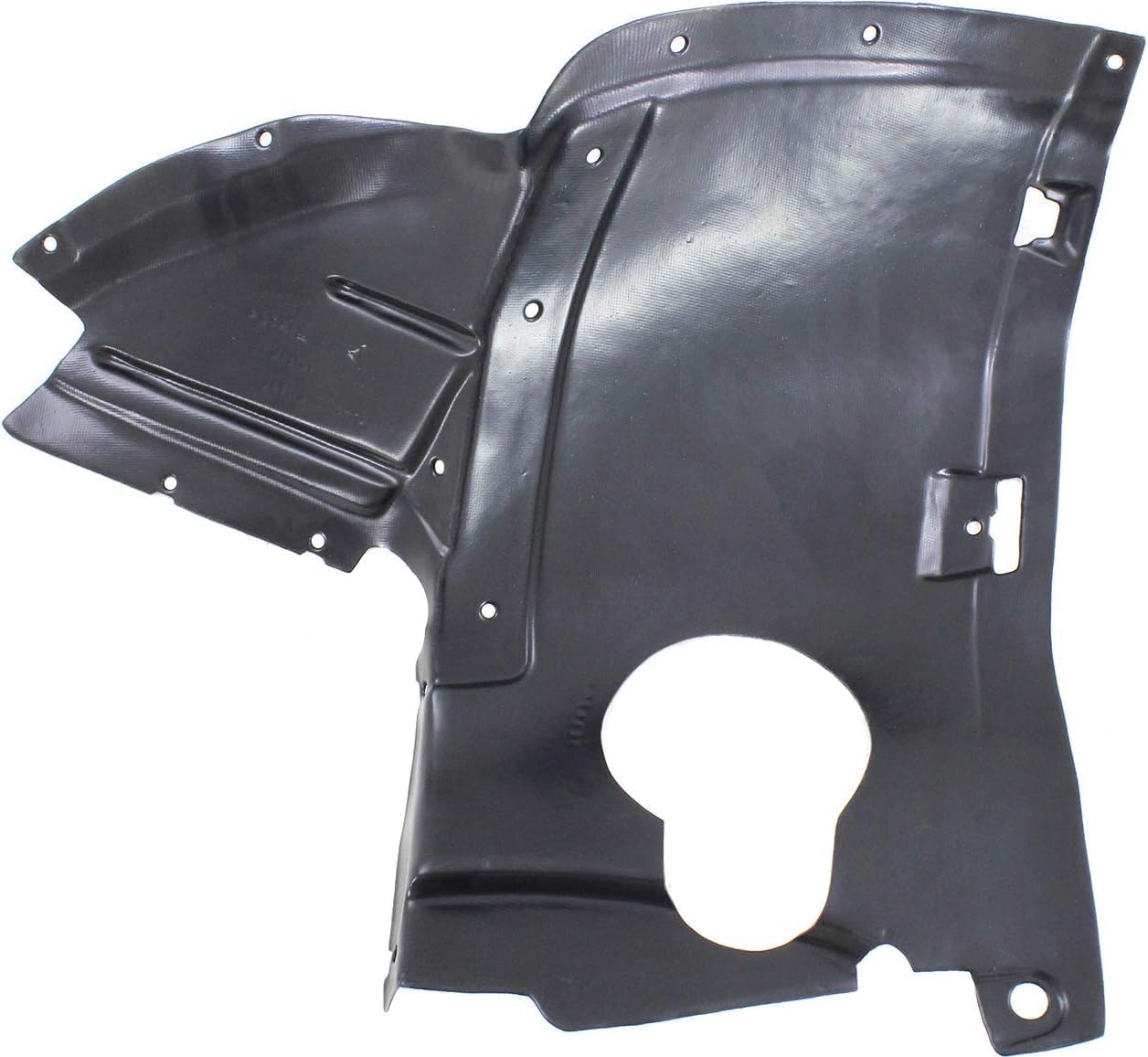 Front Section Fender Liner Left Driver Side Direct Replacement Compatible With 2006-2008 Audi A3 AU1250101 8P0821191C