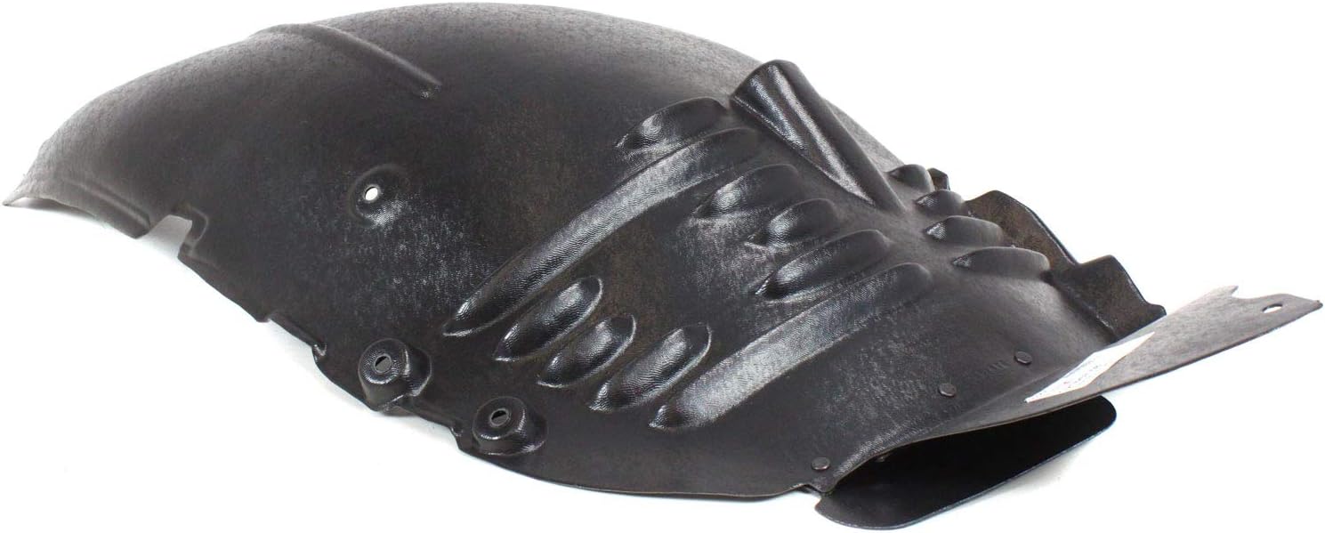 Front Section Fender Liner Left Driver Side Direct Replacement Compatible With 2007-2010 Mercedes Benz CL-Class MB1248121 2166900930