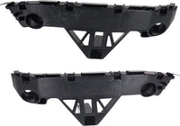 Set Of 2 Front Bumper Retainer Bracket Left Driver & Right Passenger Side Direct Replacement Compatible With 2010-2012 Mazda 3 MA1033103 MA1032103 BBN6500T1C BBN6500U1C