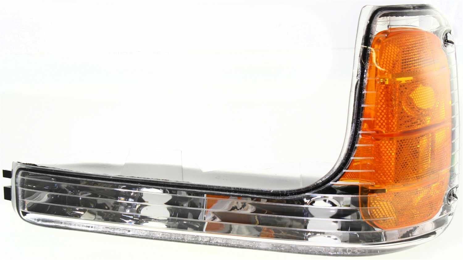 Front Park Light Right Passenger Side Direct Replacement Compatible with 1992-2000 GMC Yukon GM2521183 15763596