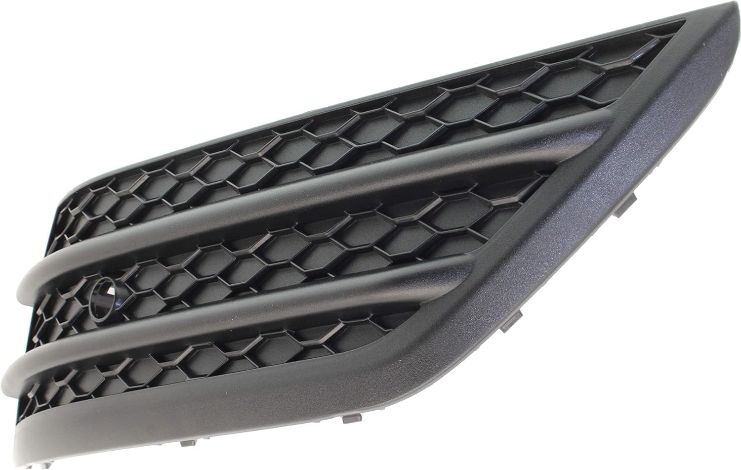 Front Bumper Outer Grille Textured Right Passenger Side Direct Replacement Compatible With 2016-2018 Honda Pilot HO1039131 71102TG7A10