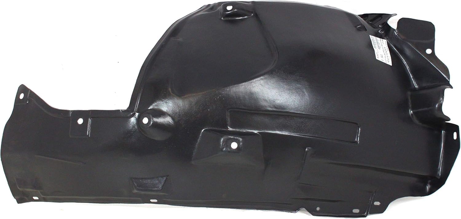 Front Fender Liner Rear Section Left Driver Side Direct Replacement Compatible With 2008-2013 Infiniti G37 / 2014-2015 Q60 IN1248115 63843JL03A