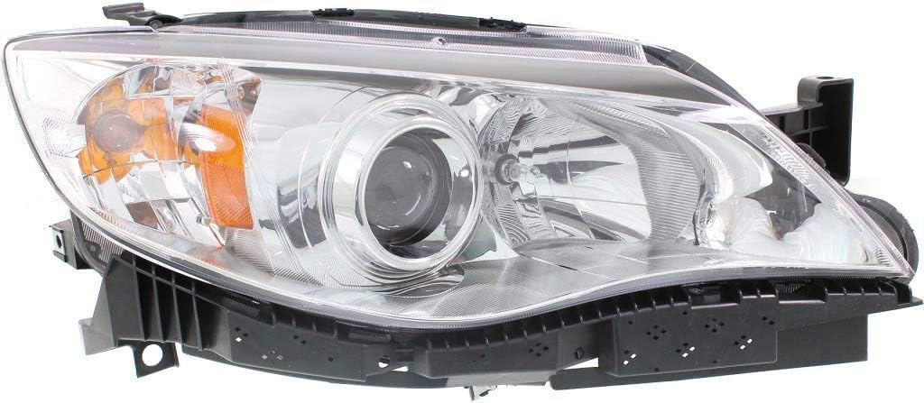 Front Head Light Assembly Right Passenger Side Direct Replacement Compatible With 2012-2014 Subaru Impreza SU2503148 84001FG381 84001FG380