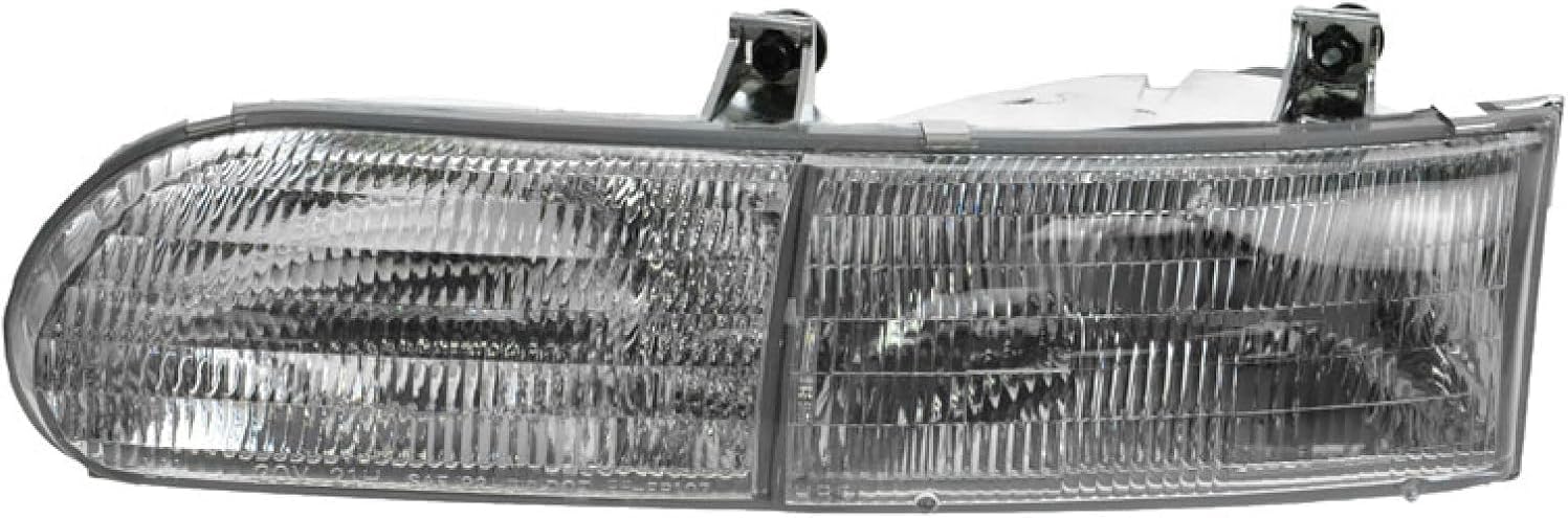 Set Of 2 Front Headlight Assembly Right Passenger & Left Driver Side Direct Replacement Compatible With 1992-1995 Ford Taurus FO2502117 FO2503111 F2DZ13008B F2DZ13008A