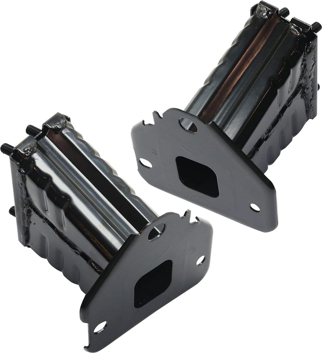 Set Of 2 Rear Bumper Bracket Steel Left Driver & Right Passenger Side Direct Replacement Compatible With 2014-2020 Nissan Rogue NI1167118 NI1166118 H52104BAMA H52114BAMA