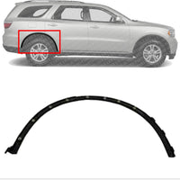Rear Wheel Opening Molding Textured Right Passenger Side Direct Replacement Compatible with 2011-2022 Dodge Durango CH1791105 57010618AH
