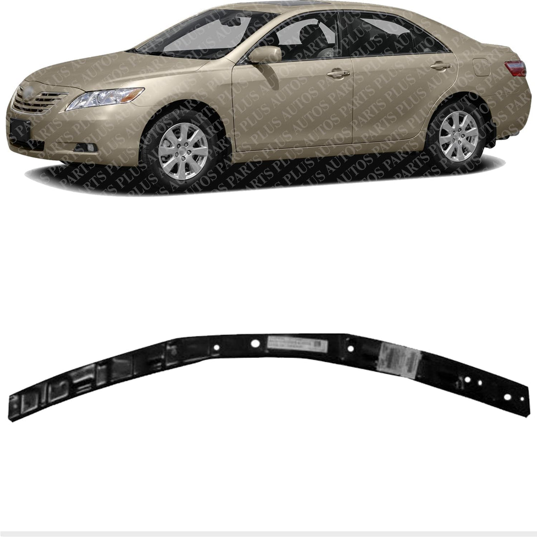 Front Bumper Upper Retainer Direct Replacement Compatible With 2007-2009 Toyota Camry TO1031107 5252106020