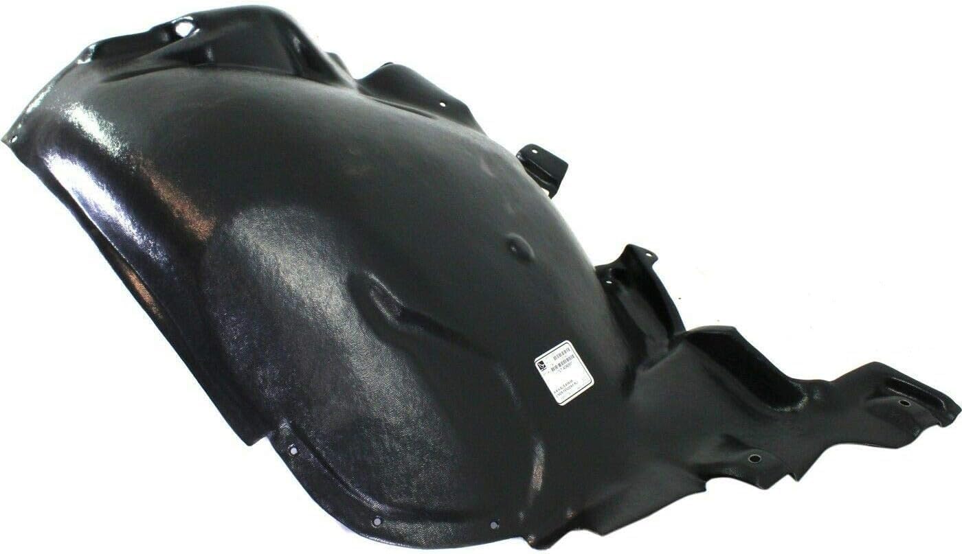 Front Fender Liner Rear Section Left Driver Side Direct Replacement Compatible With 2004-2010 Audi A8 Quattro AU1248118 4E0821191E