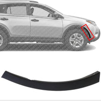 Front Bumper End Extension Textured Right Passenger Side Direct Replacement Compatible With 2013-2015 Toyota RAV4 TO1005179 521120R030