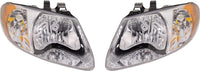Set Of 2 Head Light Assembly Right & Left Side Direct Replacement Compatible With 2001-2007 Dodge Caravan/Grand Caravan/Town & Country / 2001-2003 / Voyager 4857700AC-PFM