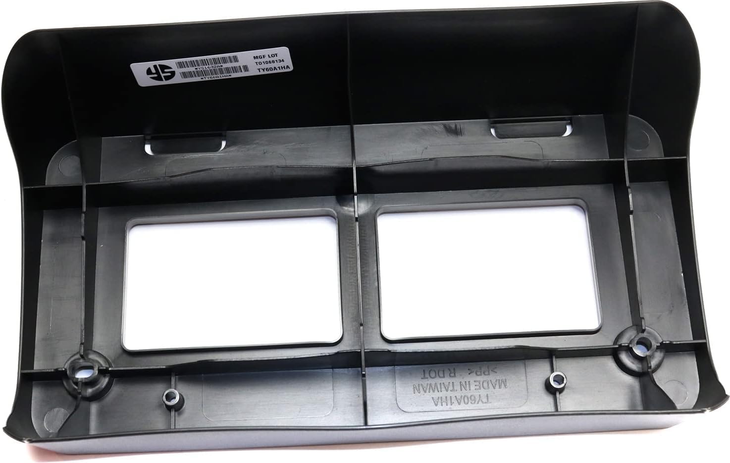 AUTOS PARTS PLUS Front License Plate Bracket Textured Direct Replacement Compatible with 2016-2023 Toyota Tacoma TO1068134 7510104011