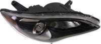 Set Of 2 Front Headlight Assembly Black Interior With Chrome Insert Right Passenger & Left Driver Side Direct Replacement Compatible With 2011-2014 Chrysler 200 68088066AG-PFM