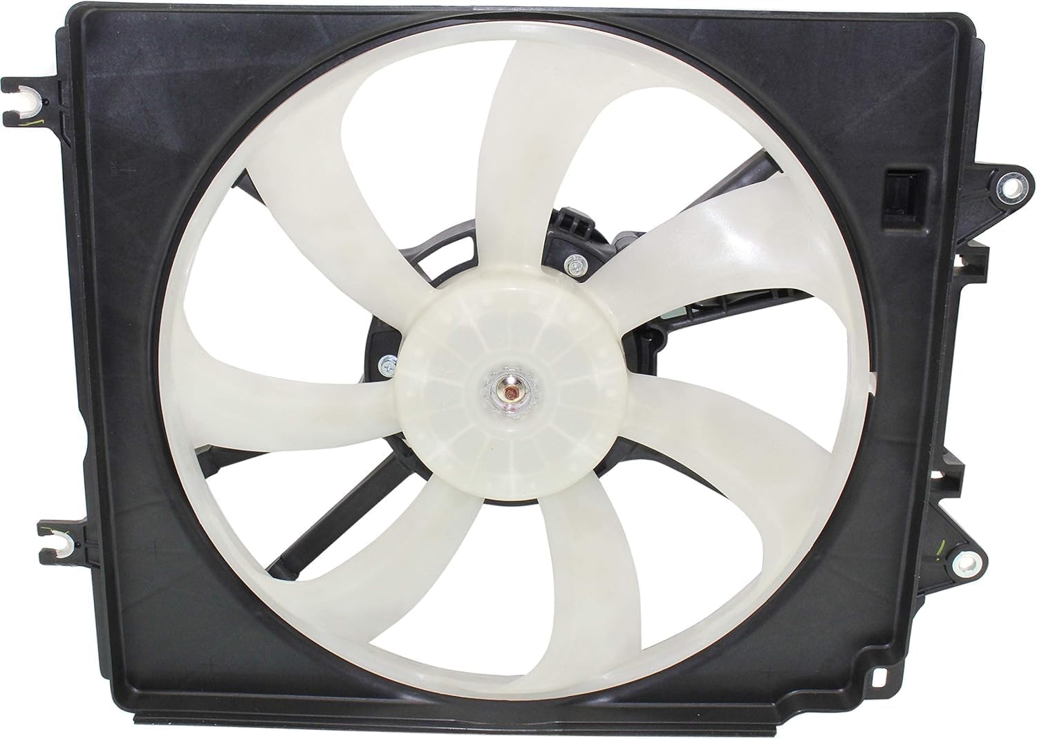 AUTOS PARTS PLUS Front A/C Condenser Cooling Fans Assembly Right Passenger Side Direct Replacement Compatible With 2017-2022 Honda CR-V HO3113141 386155PAA01-PFM 386165PAA01