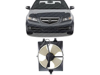Front A/C Fan Shroud Assembly Right Passenger Side Direct Replacement Compatible with 2004-2008 Acura TL AC3113107 38615RDAA00