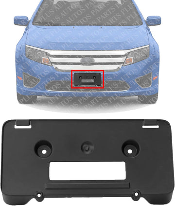Front License Plate Bracket Direct Replacement Compatible with 2010-2012 Ford Fusion FO1068129 AE5Z17A385AA