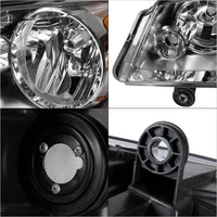 Set OF 2 Front Head Light Left Driver & Right Passenger Side Direct Replacement Compatible With 2011-2020 Grand Caravan / 2008-2016 Chrysler Town & Country CH2502192 CH2503192