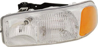 AUTOS PARTS PLUS Front Headlights Assembly + Corner Park Lamp Left Driver & Right Passenger Side Direct Replacement Compatible With GMC Sierra 1500 2500HD 3500 1999-2006 / Yukon 2000-2006 GM2502188