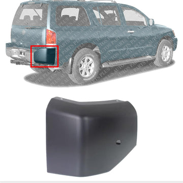 Rear Bumper End Cap Right Passenger Side Direct Replacement Compatible With 2004 Nissan Pathfinder / 2005-2007 Armada NI1117101 850247S520