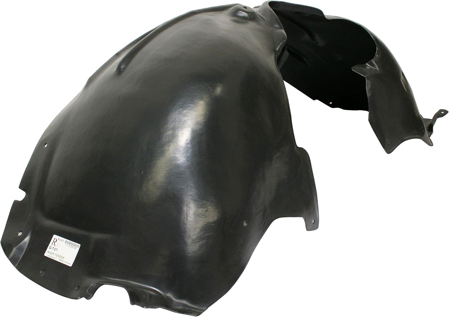 Front Fender Liner Right Passenger Side Direct Replacement Compatible With 2007-2015 Audi Q7 AU1249110 4L0809962B